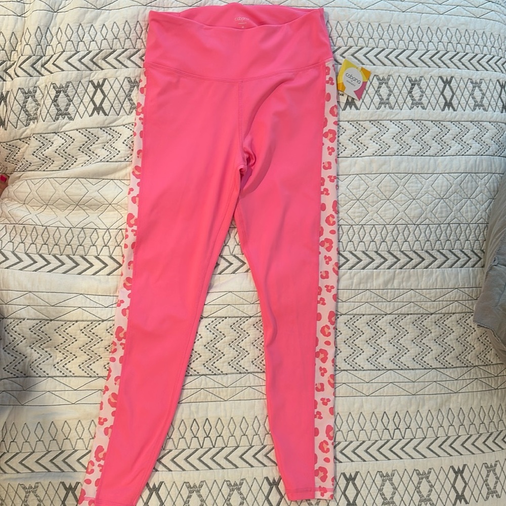 Women’s Cabana leggings size M neon pink